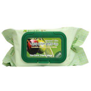 메이크업 잔여물제거 올리브오일 클렌징 티슈 120매