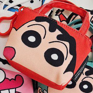 파우치 짱구 캐릭터 초코비 귀여운 동전 는 어