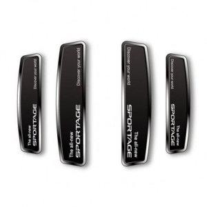 디 올 뉴 스포티지 블랙 쉴드 엠블럼 도어가드