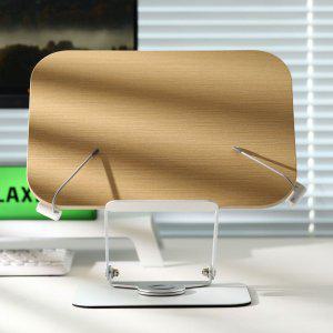 라이트 우드 독서대 논슬립 높이 각도조절 접이식 받침대 고정형 회전형