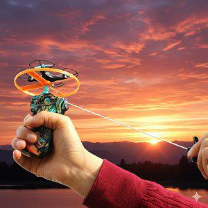 자광 플라잉드론 소프트슈팅건 스카이드론 스피너 비행 장난감 크리스마스선물