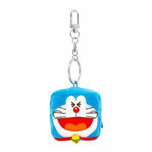 도라에몽 얼굴 사각 표정 파우치 키링-얏호