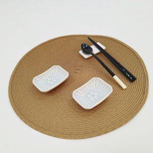 벚꽃무늬 일본그릇 _ 직사각종지 4p