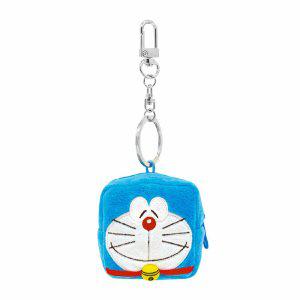 도라에몽 얼굴 사각 표정 파우치 키링-나른