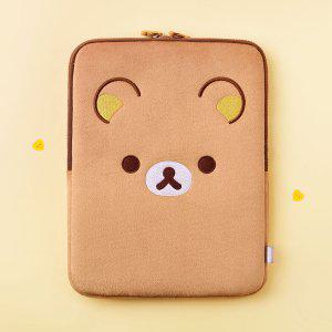 리락쿠마 태블릿 파우치 11인치-브라운