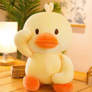 귀여운 충성 오리 안고자는 봉제 쿠션 애착 인형 선물