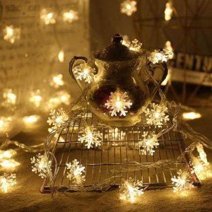 크리스마스 트리 가랜드 등 조명 장식 소품 만들기 눈꽃 전구 3m (usb형)