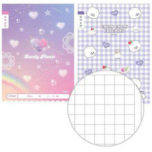 초등 8칸 국어 공책 10개 세트 랜덤 1P 깍두기 노트