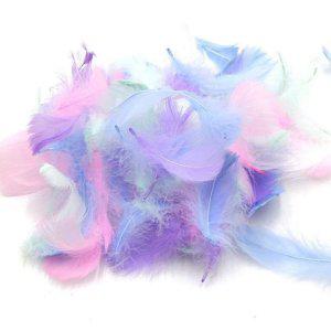 드림캐처 마크라메 만들기 diy 재료 태슬 인테리어 소품 깃털 12-18cm 파스텔 50