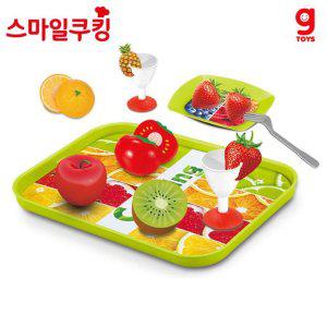 역할놀이 과일야채 주방놀이 장난감 트레이 세트