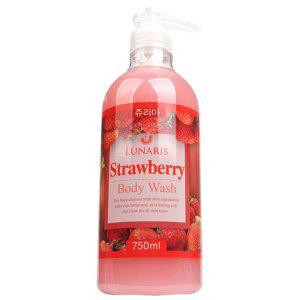 상큼한 딸기향 기분을 상쾌하게 해주는 바디워시 750ml