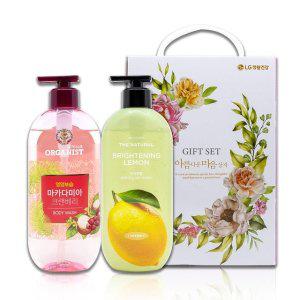 오가니스트 마카다미아 바디워시 500 + 온더바디 더 내추럴 레몬 바디워시 500 _(5개입)