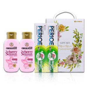 오가니스트 샴푸 200 2입+ 페리오 치약 160g 2입 세트 _(5개입)