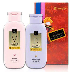 엘라스틴 10X 윤기케어 샴푸 200 + 엘라스틴 10X 볼륨케어 샴푸 200 _(15개입)