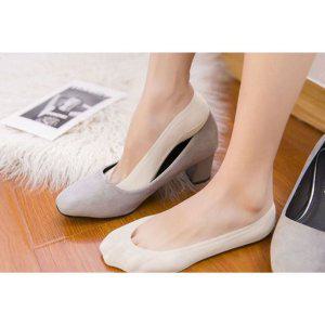 여름용 여름 면 덧신 실리콘 시스루화이트 구두