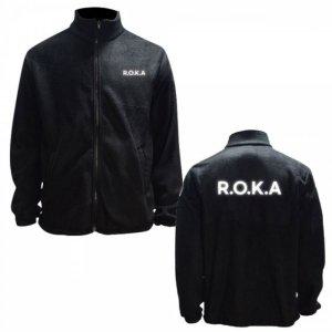 ROKA 플리스 남자후리스 기모 블랙 밀리터리