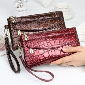 미니지갑토트백 지갑 장지갑 지퍼장지갑 파우치 클러치 월렛 여성지갑 선물 악어가죽 크로커다