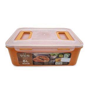 김 절임 보관 용기 6L 핸들형 밀폐 김치 저장통 다목적 보관함