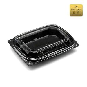 일회용 용기 검정 도시락 포장용기 식사용기