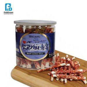 애견 훈련용 소고기 콜라겐 간식 반려동물 스낵 1통