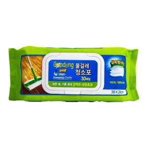 다용도 습식 바닥 청소포 30매입 바닥세정용 물걸레
