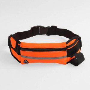 깔끔한가방 옆가방 스트릿힙색 오렌지 런닝가방