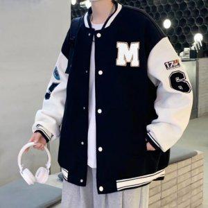 항공점퍼 차이나카라자켓 자수 라이더항공잠바 남