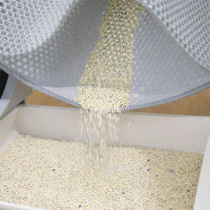 고양이 모래 튐방지용 화장실 앞 대형 벌집 매트