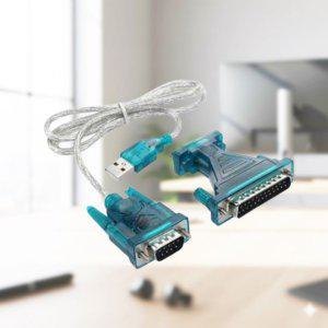 Coms USB 2.0 to 시리얼 케이블 9핀 to 25핀 컨버터젠더