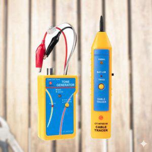 Coms 케이블 탐지용 측정기 RJ11 6P4C 악어클립