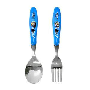 JMds 유유 아동스푼포크 헬로카봇15 베이직 스푼 포크세트 아동스푼