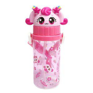 JMds 유유 빨대물통 캐치티니핑 하츄핑 빨대 스트랩보틀 빨대물병