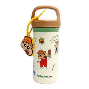 JMds 유유 텀블러 짱구 키링스트커 보틀