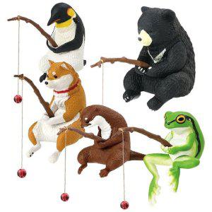 Yell 피규어 낚시하는동물들 랜덤 1P 미니어처 장난감