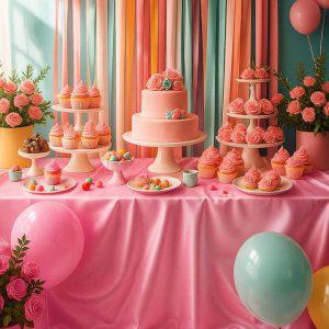 고급형 행사용 테이블보 145x260(공단)