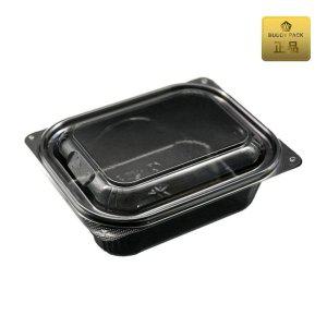 검정 도시락 포장용기 100개 일회용 용기 650ml MT