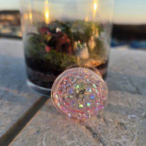 빛 담은 크리스탈 나비 스마트톡 폰 그립