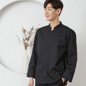 히든스냅 남성 주방유니폼 긴팔 일식 가운 복