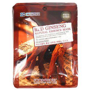 홍삼추출물 윤기있고 건강한 피부 유지 마스크팩 10매