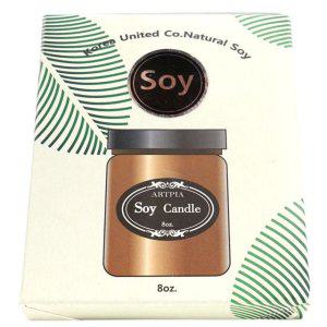 기분좋은 활력 새콤달콤한 향 우드심지 소이 캔들 210g