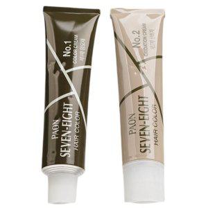 신속하게 염색 새치머리 흰머리 튜브 염색약 진한밤색