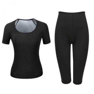 우먼 땀복 컴포트 큰사이즈 세트상품 셔츠 하의 짐액티브웨어 슬랙스(일반) 땀복하의 헬스장 애슬레저팬츠
