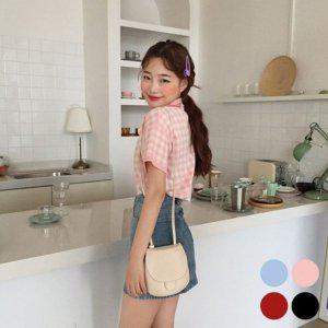 이쁜 목카라 사랑스러운올데이 스냅 반크롭 기장 여자 니트스웨터