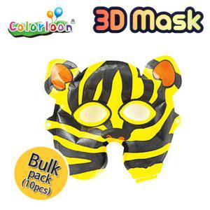 컬러룬 마스크 공예 10개입 공작 유아미술 얼