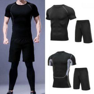 남성 남자레깅스세트 런닝 남자운동복 남자요가복