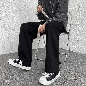 바지 땀복 커플트레이닝 와이드팬츠 스트링팬츠