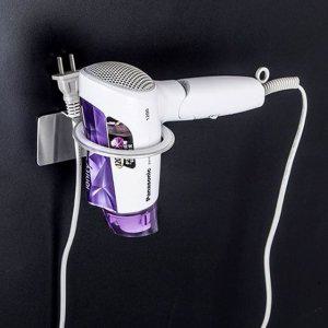 욕실 거실 드라이기 거치대 스테인리스 선반 보관대 걸이형 정리함