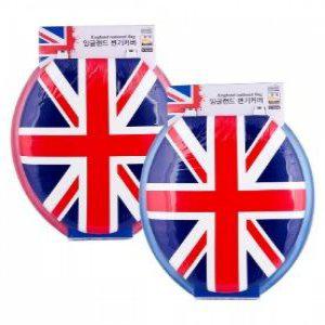 국산 유니언 잭 쿠션 변기 커버 U형 중형 잉글랜드 영국
