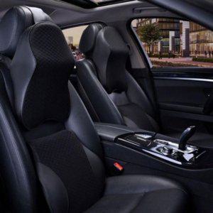 차량용 빅숄더 메모리폼 스타일 쿠션헤드레스트 허리