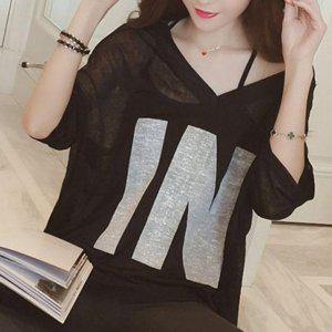 여성용 하절기 클래식 슬리브리스 숏슬리브 비침소재탑 와이셔츠 세트상품 블랙색상 티탑 숏슬리브 여성용